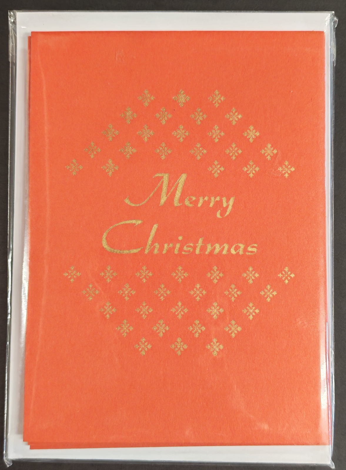 Christmas Card - Merry Christmas Red (Pack of 5)