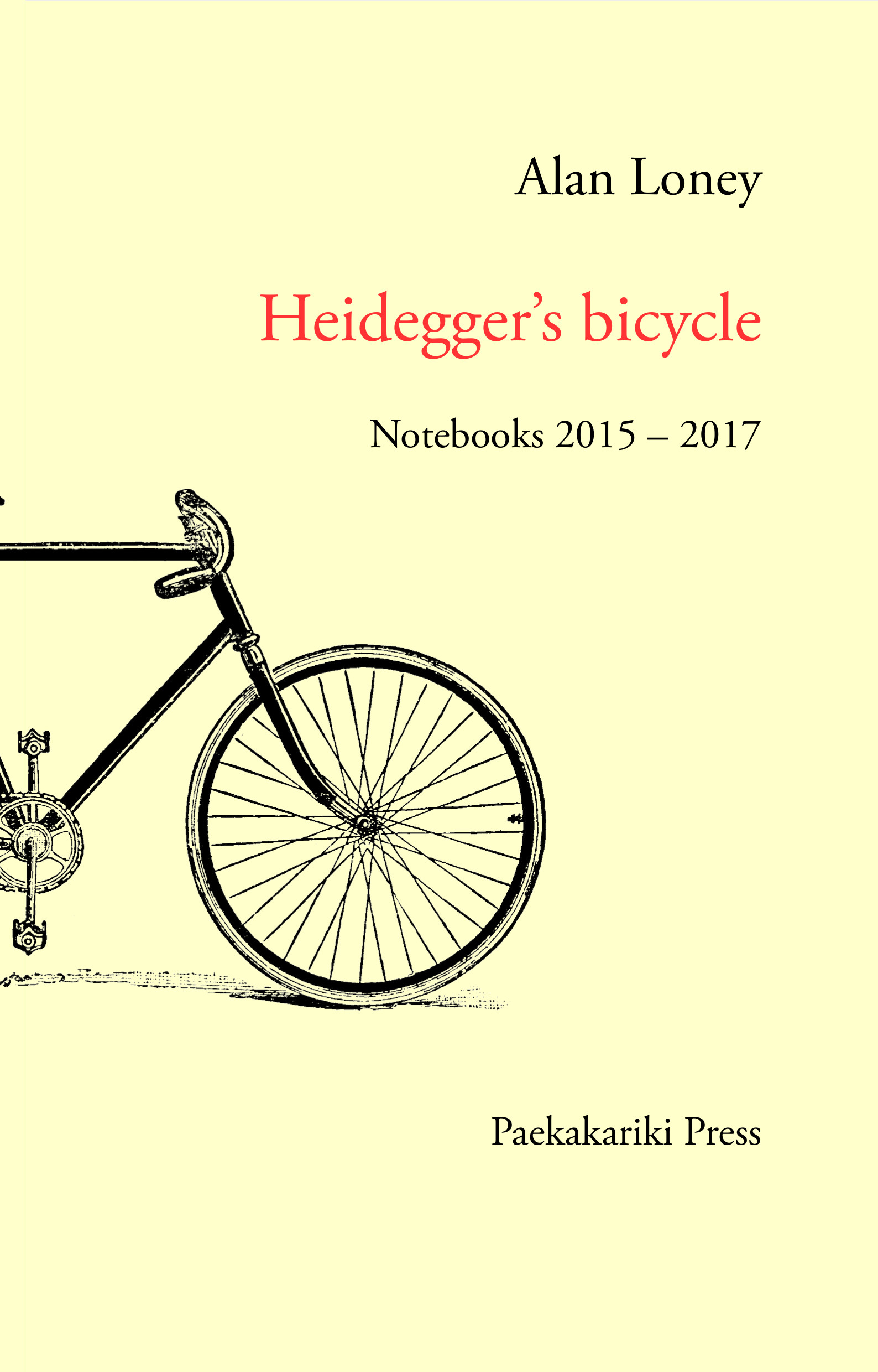Cover of Heidegger’s Bicycle